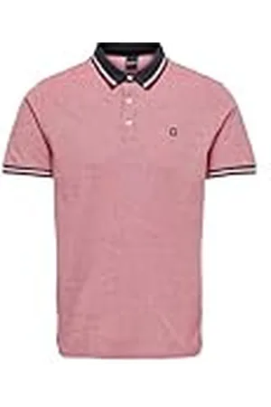 Only & Sons Onsfletcher Slim SS Polo Noos, Racing Red, XL para Hombre