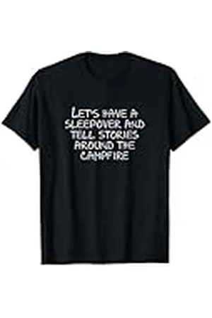 Statement Blend Vamos a tener una fiesta de pijamas y contar historias alrededor de la fogata Camiseta