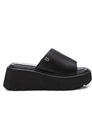 Refresh Sandalia Mujer Negro - Calzado Cómodo y Versátil - Moda casual - Modelo 17257601 (Talla 40)