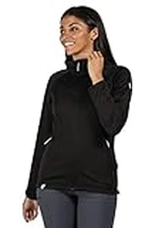 Regatta Helio - Chaqueta Softshell Deportiva con Capucha Y Cremallera Integral Soft Shell, Mujer, Black, 20