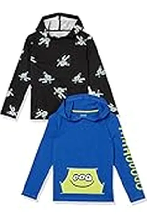 Amazon Disney | Marvel | Star Wars Camisetas de Manga Larga con Capucha Ligeras Niño, Pack de 2, , 11-12 años