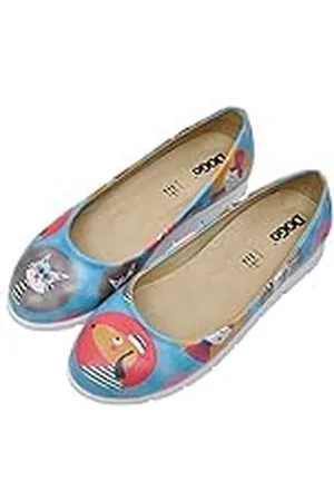 Dogo Shine, Bailarinas de Mujer, Dog and Cat, Zapatos Veganos Estampados,36 EU