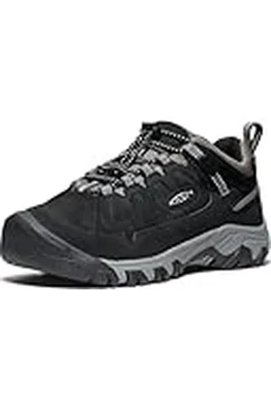 Keen Targhee 4 Low Waterproof, Zapatos de Senderismo, Black/Steel Grey, 39 EU