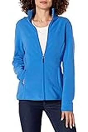 Amazon Chaqueta de Forro Polar Suave con Cremallera Completa y Corte clásico (Disponible en Tallas Grandes) Mujer, , XL