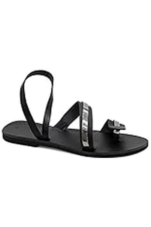 Emmanuela Handcrafted For You Emmanuela - Sandalias de piel griegas hechas a mano con anillo para el dedo del pie, zapatos de verano para mujer, sandalias planas con tira al tobillo, mulas de oro rosa y plata, Multicolor 2, 39 EU
