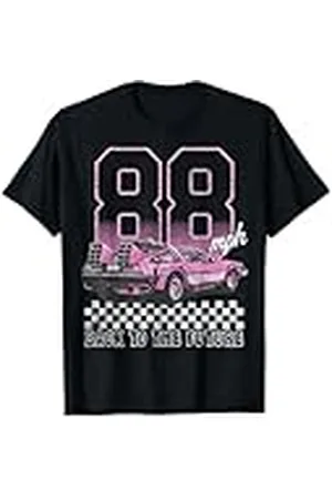 Back To The Future Números de camiseta DeLorean 88 MPH de Regreso al futuro Camiseta