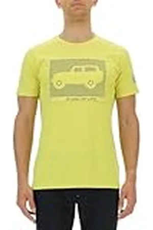 Jeep O102934-I002 XP Camiseta Hombre Estampado Grande Silueta Wrangler - A Way of Life JX23A Celery S