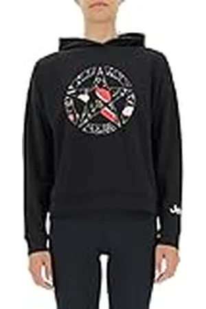 Jeep O102607-B000 J Woman Hooded Cropped Sweatshirt Star Botanical Print J22W Mujer S