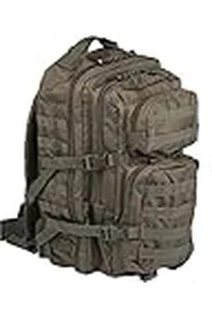 Mil-tec Pack de asalto MOLLE táctico con mochila de patrulla 36L, Verde