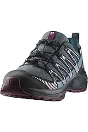 Salomon XA Pro V8 Clima Impermeables Zapatos unisex para niños de senderismo y carrera, Ajuste preciso, Agarre en todo tipo de terrenos, Look deportivo, Neptune., 35