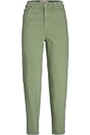 JJXX Jxlisbon Mom HW Jeans AKM Sn Pantalón Vaquero, Loden Frost, 27W x 34L para Mujer