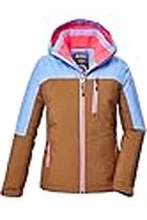 Killtec Niñas Chaqueta funcional/chaqueta de exterior con capucha KOW 353 GRLS JCKT, braun, 116, 42146-000