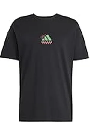 adidas Hombre Three Slice Life, Pizza Back Graphic tee, Short Sleeve, , XXL