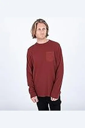 Hurley Felton Thermal Crew Camiseta, , S para Hombre