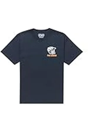 Element Timber Builder - Camiseta de Manga Corta - Hombre - M - Azul