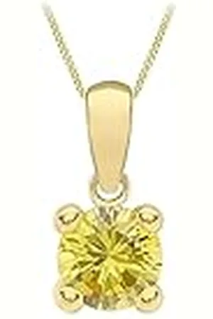 Amazon Collar con Colgante de Piedra Natal de Noviembre en Oro de 9 Quilates (previamente Amazon Collection)