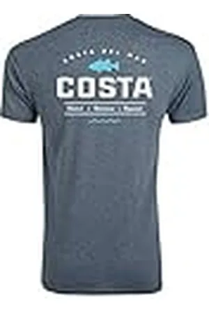 Costa Del Mar Topwater Short Sleeve T Shirt, Dark Heather, X-Large