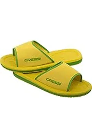 Cressi Lipari Sandals Chanclas para Playa y Piscina, Amarillo/Verde, 33