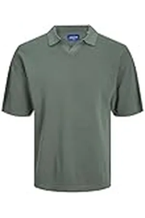JACK & JONES Jorlinen Knit SS Polo Sn, , M para Hombre