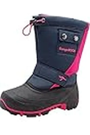 KangaROOS Kanga-bean Ii, Botas de Nieve para Unisex niños, Azul (Blau Dark Navy Daisy Pink 4204), 38 EU