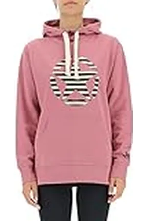 Jeep O102608-P490 J Woman Hooded Oversize Sweatshirt Star Striped Print J22W Mujer M
