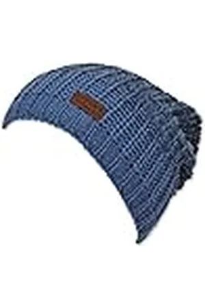 Sterntaler Strickmütze Strukturen Sombrero, Azul Medio, 55 Unisex niños