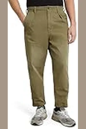 G-Star Para Hombre Pantalones Pleated Chino Relaxed Tapered, , 36W / 36L