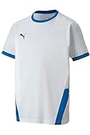 PUMA Teamgoal 23 Jersey Jr Camiseta, Unisex niños, White/Electric Blue Lemonade, 116