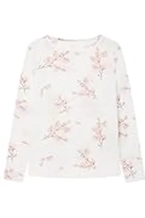 Springfield SPRINGFILED, Mujer, Camiseta Bimateria Estampada, Beige, M