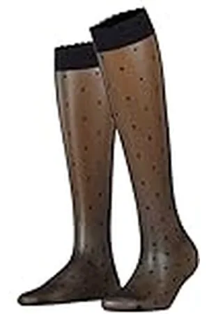 Falke Dot 15 DEN W Kh transparente estampados 1 par, Calcetines largos Mujer, , 39-42