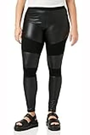 Urban classics Leggings Ladies Fake Leather Tech Yoga-Hose, , 40 (Talla del Fabricante: Medium) para Mujer