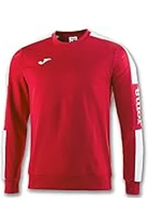 Joma 100801.602 Sudadera, Niños, Rojo/Blanco, 2XS