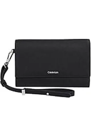 Calvin Klein Cartera Mujer Must Trifold con correa, Negro (Black Mono), Talla Única