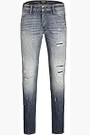 JACK & JONES Jjiglenn Jjblair GE 102 Noos Jeans, Azul Denim, 32W x 34L para Hombre
