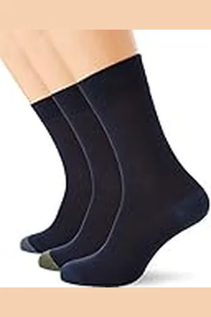 Dim Pack De 3 Calcetines De Media Pantorrilla Mix And Match Cotton Style Hombre x3, , 43-46