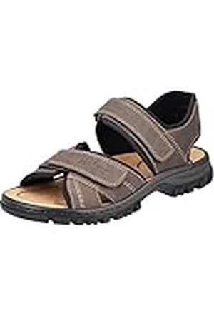 Rieker 25051, Sandalias Hombre, Marrón (Tabaco/Negro / 27), 46 EU
