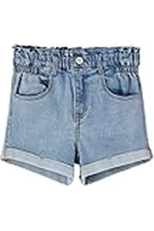 NAME IT Nkfbella Slim HW Dnm Shorts 5460-tz Noos Pantalones Cortos de Jean Niñas, , 140