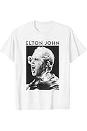 Elton John Foto oficial en y negro Camiseta