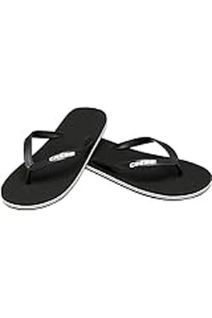 Cressi Beach Flip Flops Chanclas de Playa Unisex para Adultos, (Schwarz), 45 EU