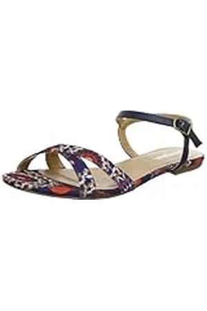 Desigual Sandals Bruce 2 31SS206 - Sandalias de Vestir de Lona para Mujer, Color Azul, Talla 36