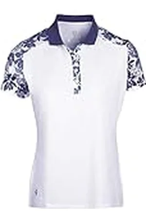 Island Green Polo de Golf IGLTS2056 Iris con Estampado Floral para Mujer