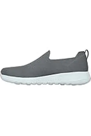 Skechers Go Walk MAX-Athletic Air Mesh Slip on Walking Shoe, Zapatillas Hombre, Gris Oscuro, 41.5 EU