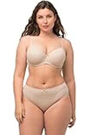 Ulla Popken Sujetador con Aros, Carcasa Blanda Moldeado, , 125B para Mujer