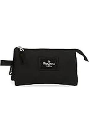Pepe Jeans Aris, Accesorio De Viaje Neceser Unisex Niños, (Black), 22x12x5 Cms