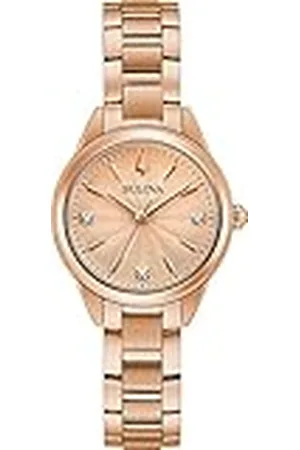 BULOVA Reloj Analógico para Hombres de Cuarzo con Correa en Acero Inoxidable 97P151