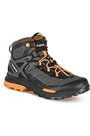 Aku Rocket Mid DFS GTX Botas Senderismo, Hombre, Black/Orange, 46,5