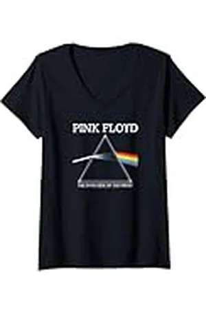 Pink Floyd Mujer El Lado Oscuro De La Luna Camiseta Cuello V