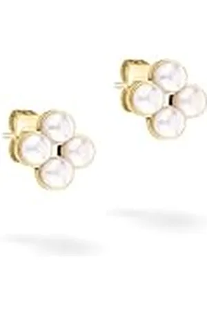 Tamaris Pendientes TJ-0518-E-08 IP oro, 08, Acero inoxidable, Perlas de cristal