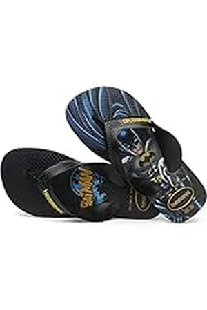Havaianas Kids Max Herois, Chanclas, para Unisex niños, (Black), 23/24