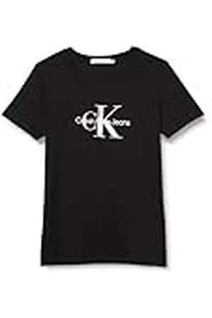 Calvin Klein Jeans Vestido tipo camiseta Mujer de algodón, Negro, 6XL